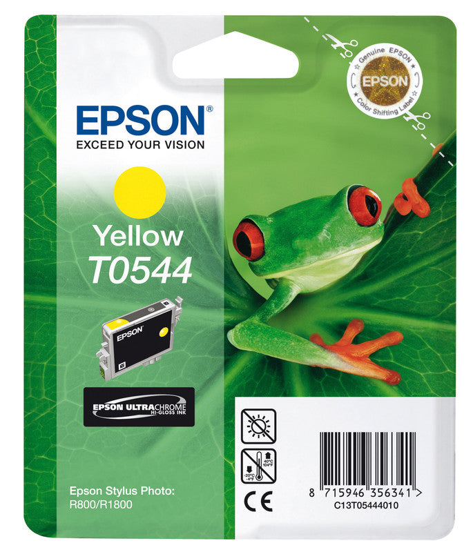 Epson Tintenpatrone T0544, Gelb – für Inkjetdrucker/Multifunktionsgeräte