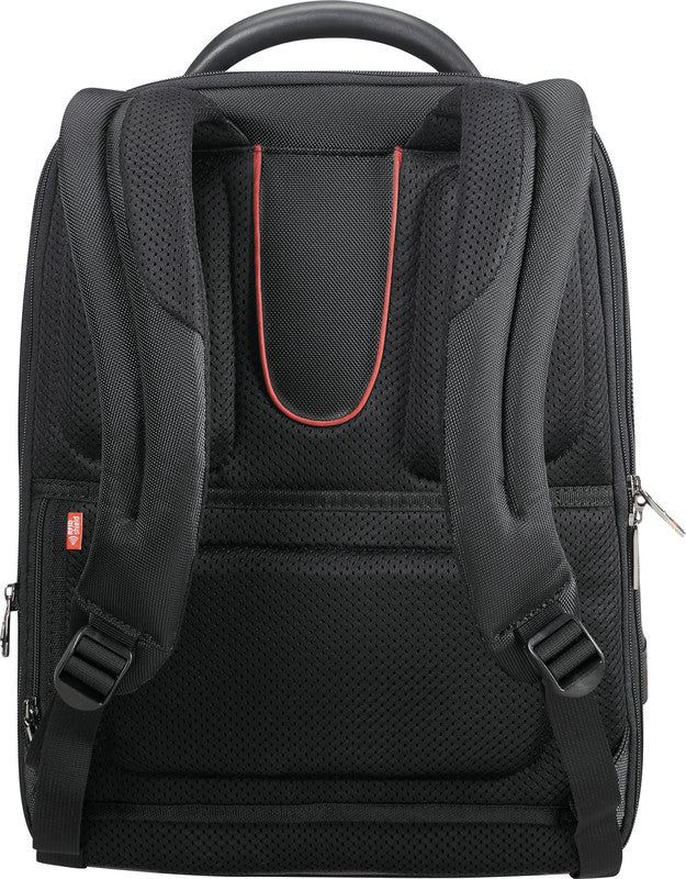 Samsonite Pro-DLX 5 Notebook-Rucksack – 21/26 l, RFID-Fach, Aufsteckfunktion, Nylon, Schwarz