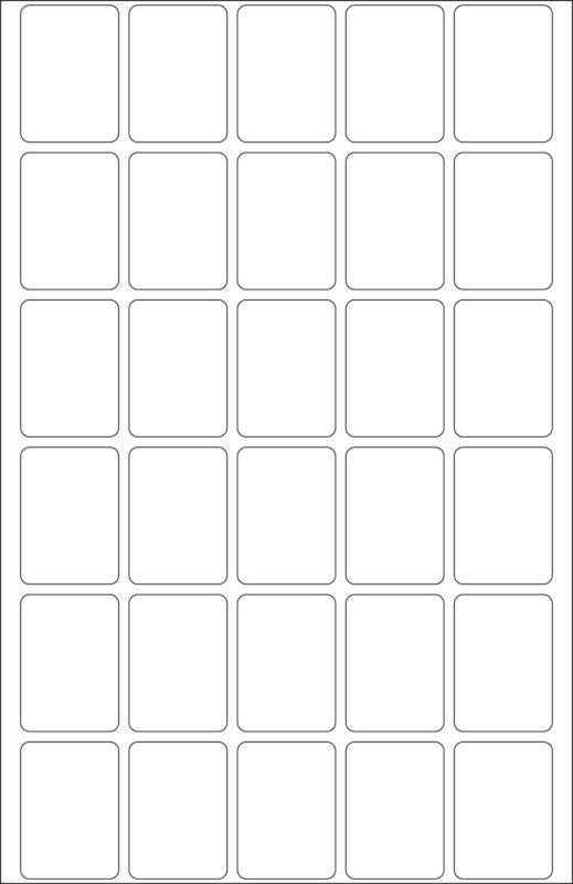 HERMA Schuletiketten – 19×27 mm, Abgerundete Ecken, 720 Stk, 24 Bogen, Papier, Ablösbar