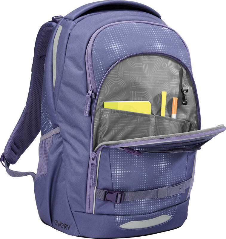 Coocazoo Rucksack – Every – Lavender Sky – 30,0 × 46,0 × 22,5 cm – aus 100% recycelten PET-Flaschen