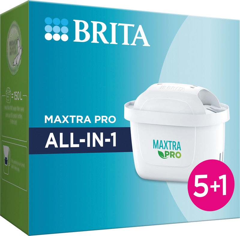 BRITA – Wasserfilter-Kartusche, Aktivkohle, für BRITA Kannen und BRITA Flow, 6 Stück