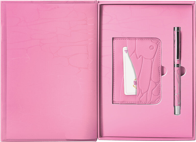 Belius Kugelschreiber – Pink, Aluminium