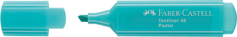 Faber-Castell 46 Textmarker Set 8 Farben Pastell – Keilspitze, 1–5 mm, nachfüllbar
