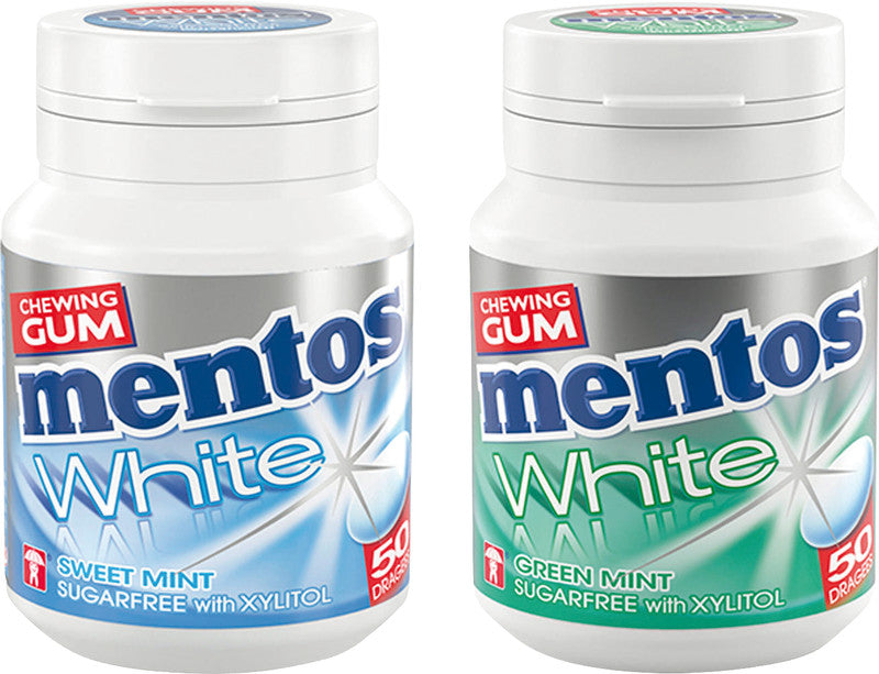 Mentos Kaugummi – Minze, zuckerfrei, 75 g