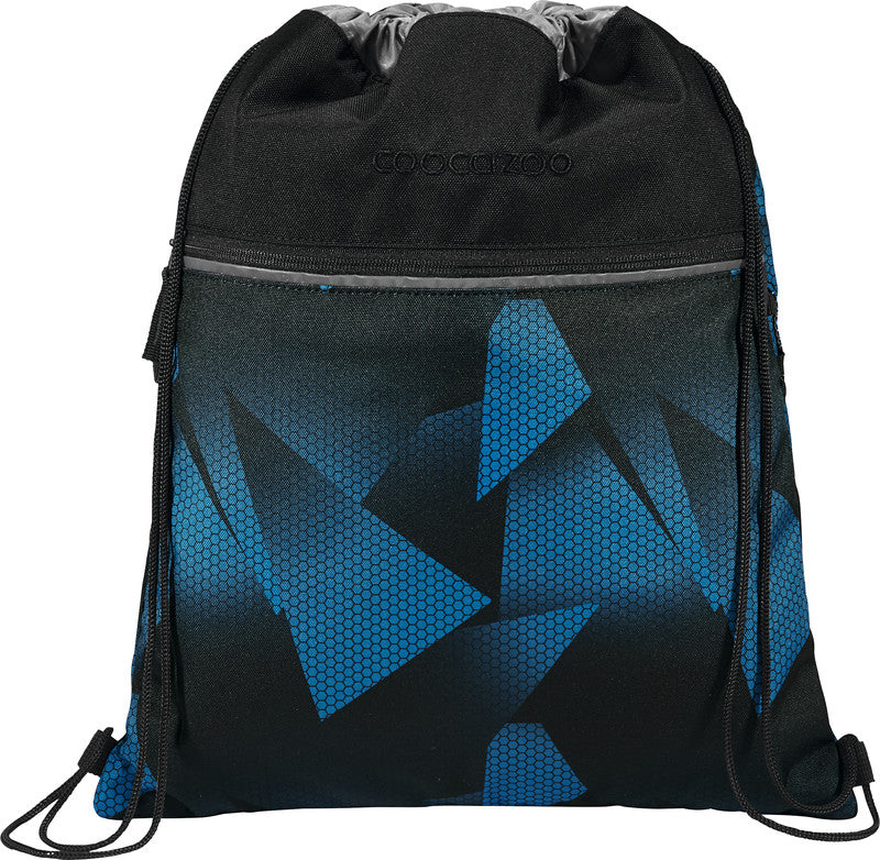 Coocazoo Sportbeutel – 10 l, Motiv Electric Ice, wasserabweisend, 34 × 43 cm