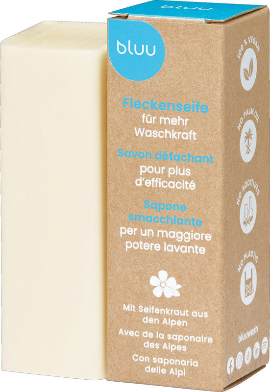 Bluu Fleckenseife, parfümfrei, 70 g