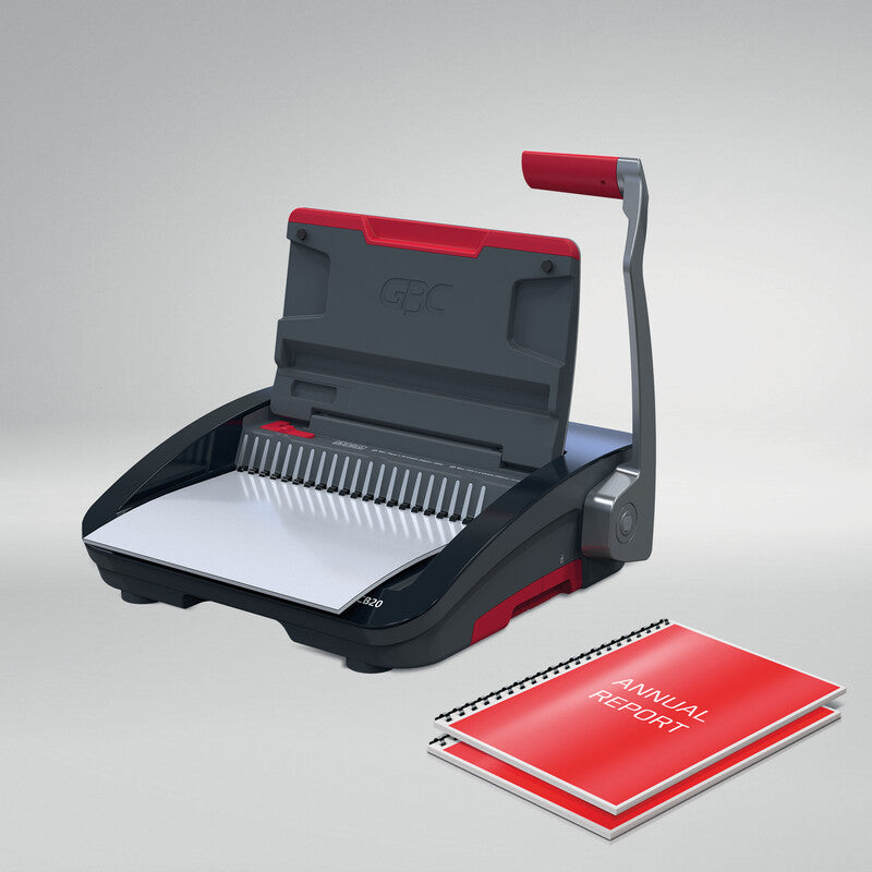 GBC CombBind CB20 Bindegerät – Plastikbindung, für 21-Loch, A4, bis 20 Blatt