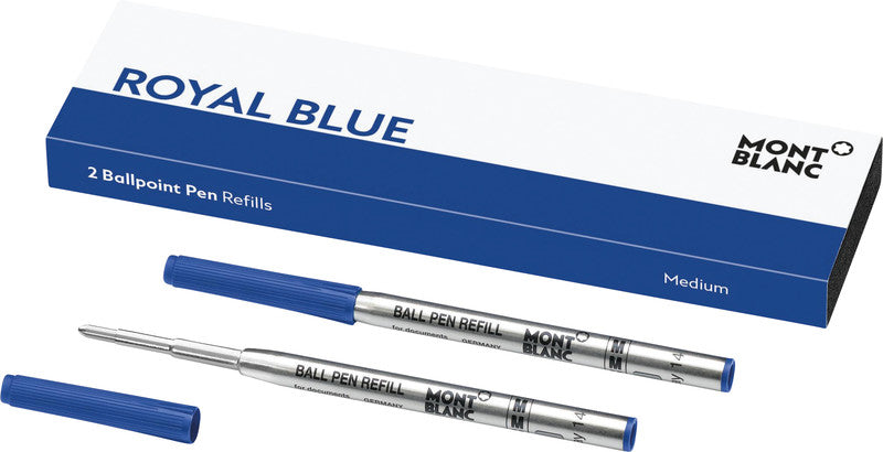 Montblanc Kugelschreiber-Mine – Blau, M, geruchsarm, 2 Stk.