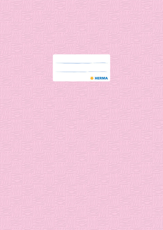 HERMA Heftschoner – Kunststoff, mit Beschriftungsfeld, Pink, 428×306 mm