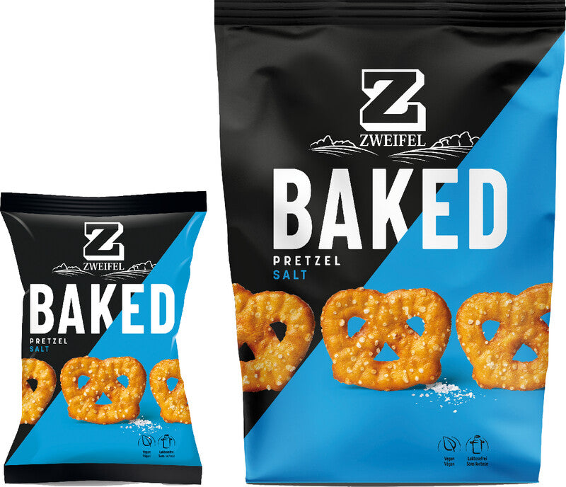 Zweifel Bretzeln – Meersalz, Beutel, 180 g, Vegan