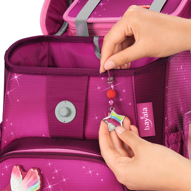 Step by Step Schulrucksack-Set Cloud – 5-teilig – Geflügeltes Regenbogeneinhorn
