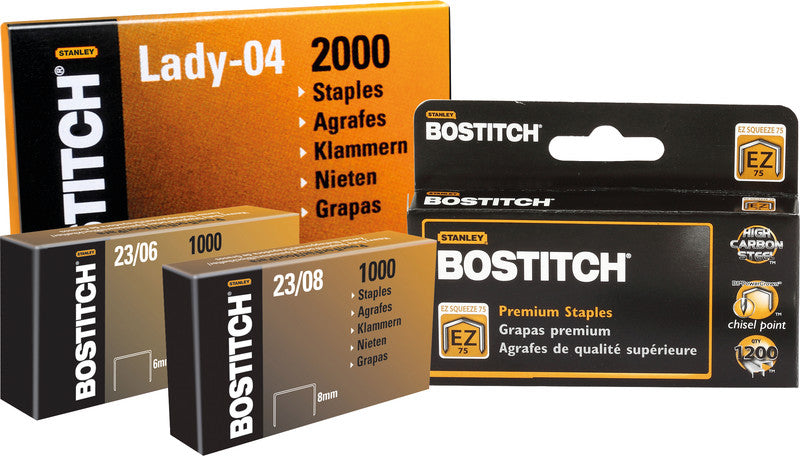 Bostitch Heftklammern – 10 mm – Metall, silber – 1000 Stk.