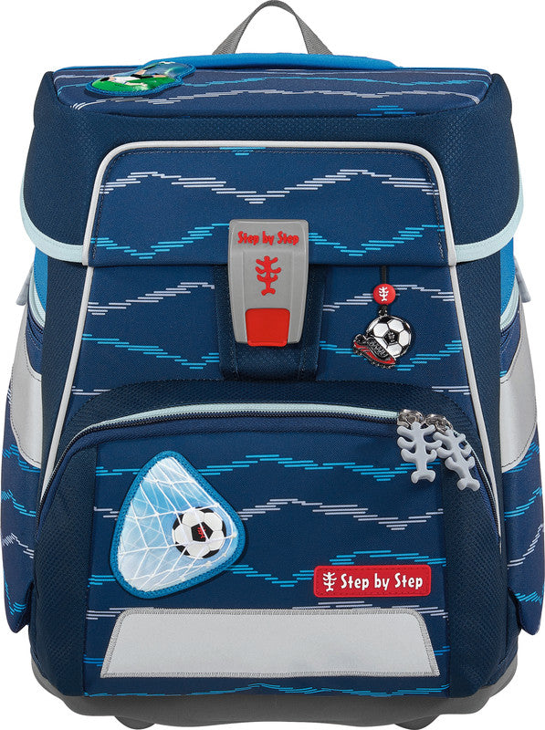 Step by Step Schulrucksack-Set SPACE – 5-teilig – Soccer Lars – Recycelte Materialien