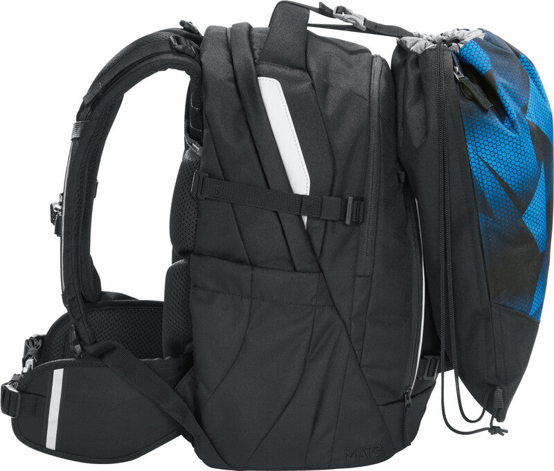 Coocazoo Sportbeutel – 4,5 l, Motiv Electric Ice, wasserabweisend, 34 × 43 cm