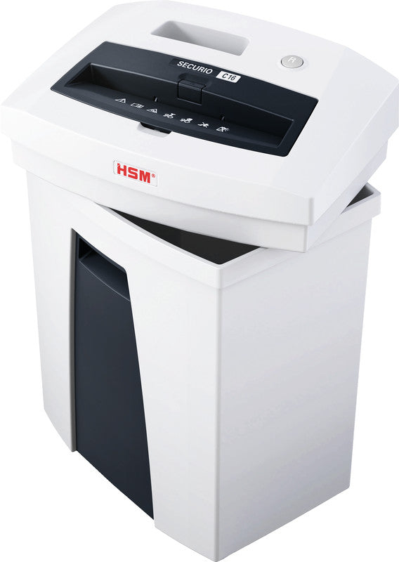 HSM Securio C16/3,9 – Aktenvernichter, DIN P-2, Streifenschnitt 3,9 mm, 14 Blatt, 25 l, A4