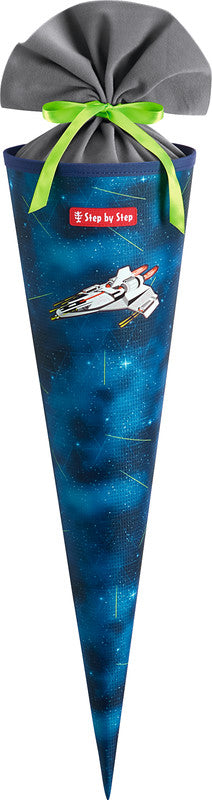 Step by Step Schultüte 70 cm × Ø 18 cm, 5 l – Motiv Starship Galactus – Serie CLOUD – rPET