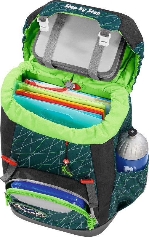 Step by Step Schulrucksack GRADE – Jumping Spider – aus 100% recycelten PET-Flaschen – 28,0 × 41,0 × 2,0 cm