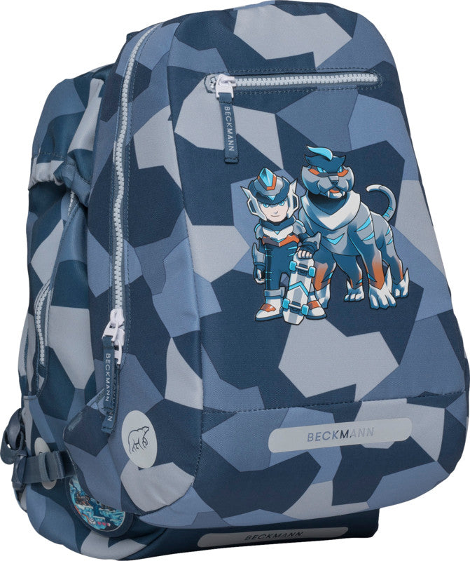 Beckmann Classic Schulrucksack – Tiger Race – 24,0×37,0×25,0 cm – recyclingfähig