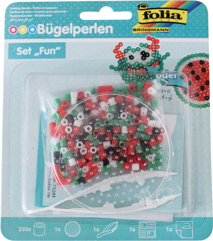 Folia Bügelperlen-Set Little Friends – 223-teilig – 152 × 180 × 19 mm