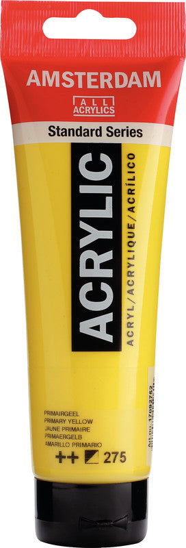 Royal Talens Amsterdam – Acryl Standard – Acrylfarbe – Primärgelb, 120 ml