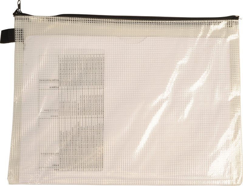 Rexel Reissverschlusstasche – für A4-Dokumente – 337 × 255 mm, Kunststoff, Schwarz – 1 Stück