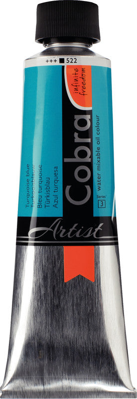 Cobra Ölfarbe – türkisblau, 150 ml