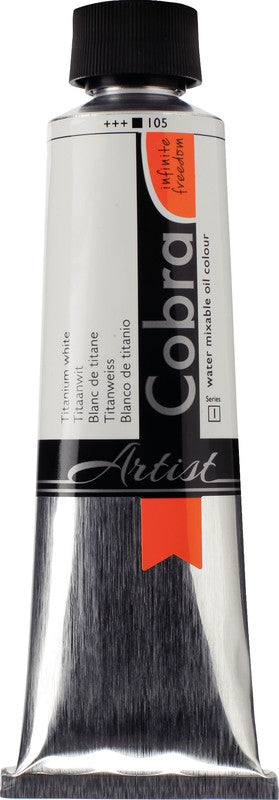 Cobra Ölfarbe – Set – 5 Farben, sortiert, 5 × 20 ml, wasservermalbar