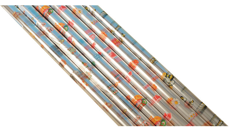Folia Geschenkfolie – 6 Motive sortiert – Kunststoff, 17–19 Mikron – 70 cm × 2,5 m