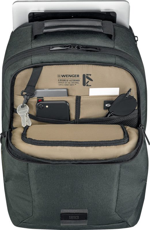 Wenger/SwissGear Wenger MX ECO Professional – Notebook-Rucksack – für 16"-Notebook, 20 l, rPET (recyceltes PET), grau