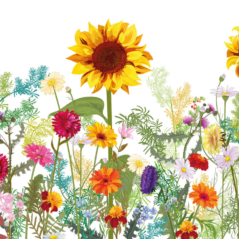 Fasana Servietten Wild Sunflower – 33 × 33 cm – 3-lagig, Tissue – 20 Stk., FSC