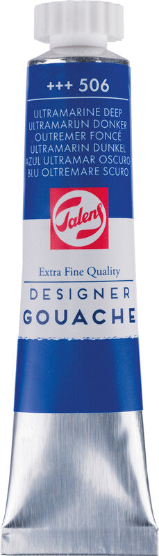 Talens Gouache – Dunkel Ultramarin, 3 × 20 ml