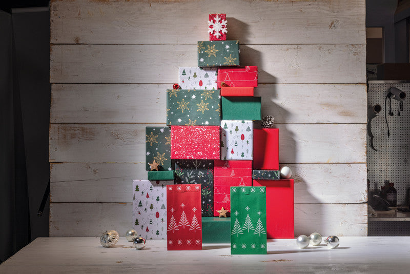 Zoewie Geschenkpapier Urban Tradition – Weihnachten – 70 cm × 2 m, Papier, 80 g/m2, sortiert