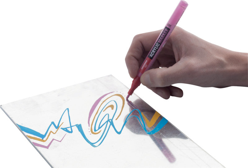 Royal Talens Acrylic Marker – Brillantblau, 1er