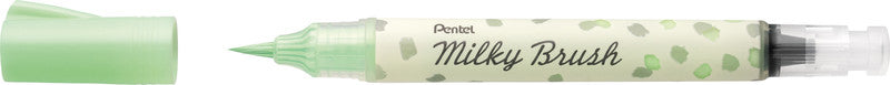 Pentel Milky Brush XGFH-PKX Pinselstift – Pinselspitze, pigmentiert, wasserbasiert, pastellgrün