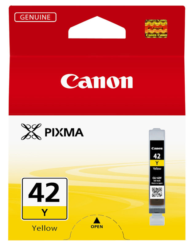 Canon Tintenpatrone CLI-42, Gelb – für Inkjetdrucker/Multifunktionsgeräte