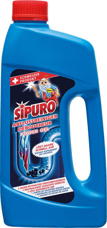 Sipuro Abflussreiniger Power Gel – 1 l