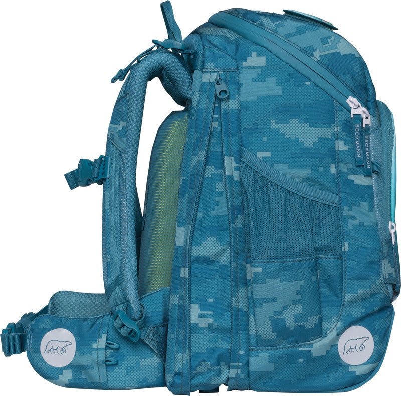 Beckmann Schulrucksack Active Air Flx – Jungle Game – Recycelte Materialien