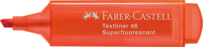 Faber-Castell Textmarker Orange – Keilspitze, 1–5 mm, nachfüllbar