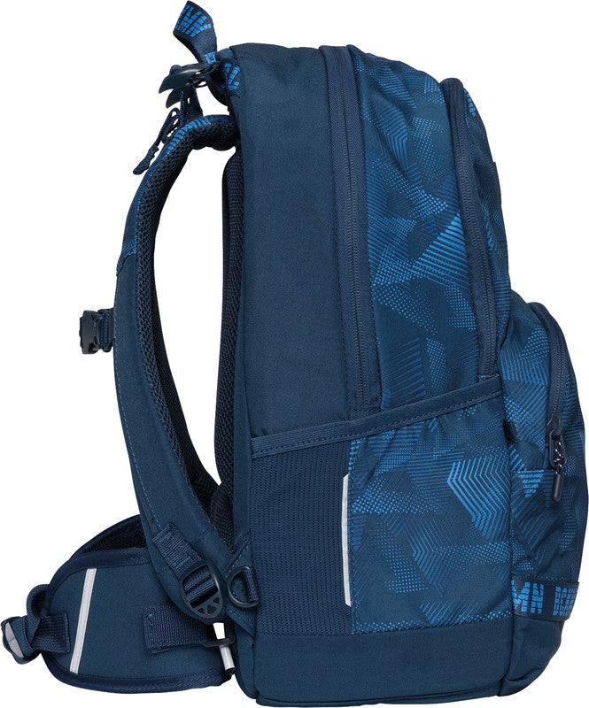 Beckmann Junior Sport Rucksack – Blue Quartz – 31,0 × 45,0 × 22,0 cm – aus recyceltem PET