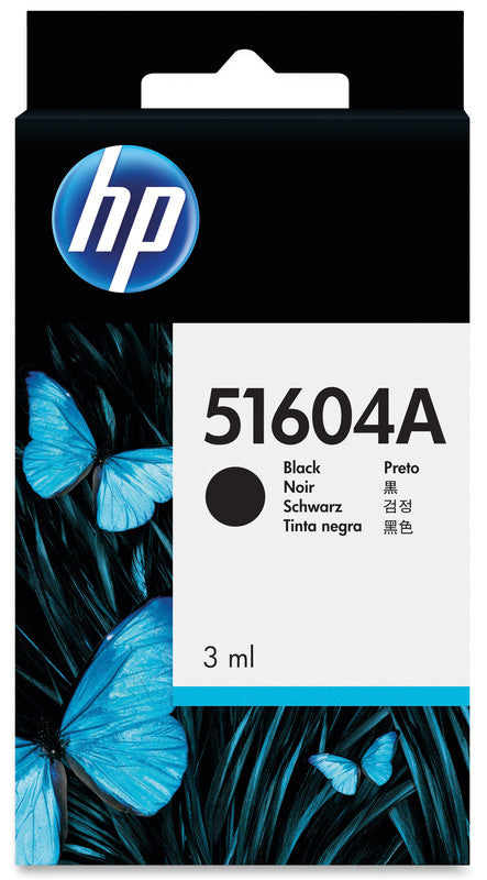 HP Tintenpatrone 51604A, Schwarz – für Tintenstrahldrucker, Multifunktionsgeräte
