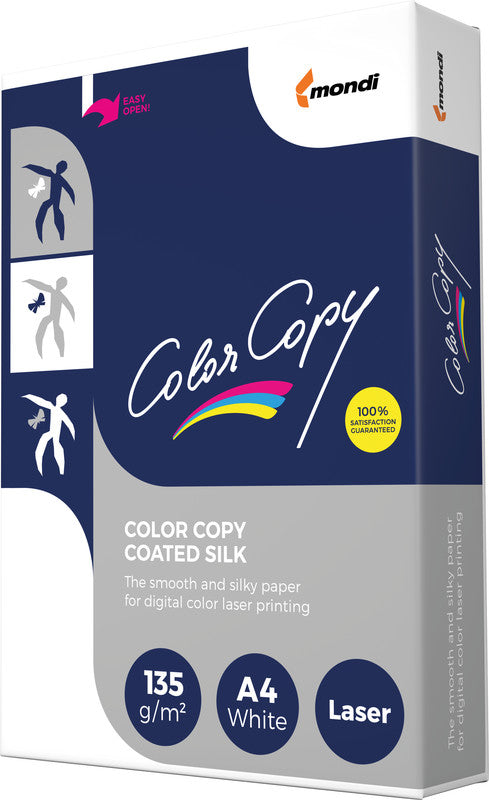 Mondi Inkjet-/Laserdruckpapier – A4, 135 g/m², hochweiss – für Inkjet/Laser/Kopierer – FSC – 250 Blatt
