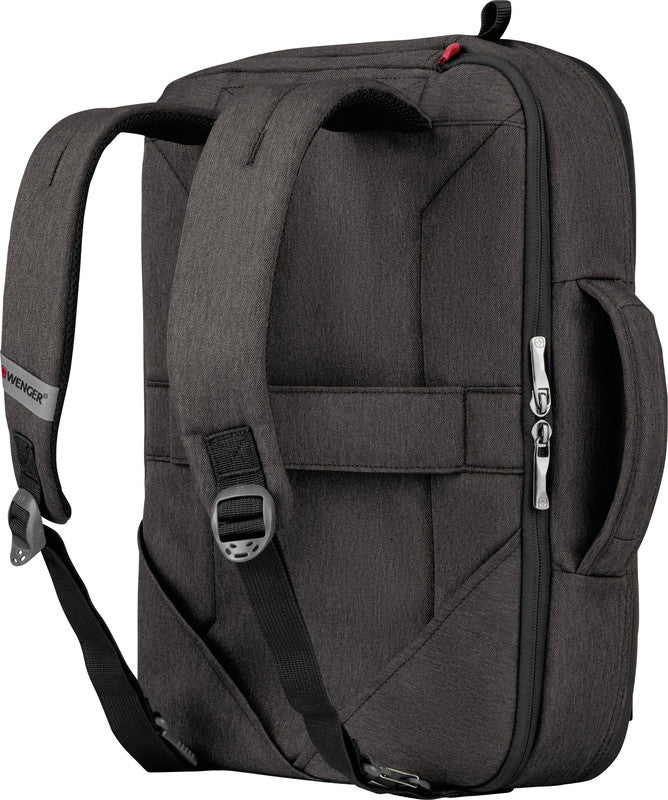 Wenger/SwissGear Wenger MX Commute Notebook-Tasche – für Notebooks bis 16", 20 l, Aufsteckfunktion, Polyester, grau