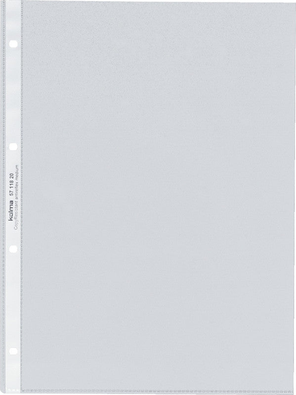Kolma Sichtmappe A4 – transparent, Kunststoff, matt, 80 µm, 10er-Pack