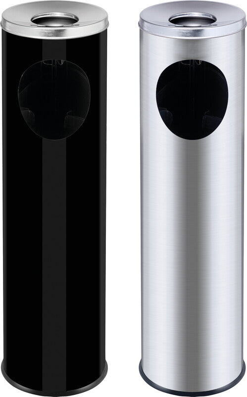 Zwingo Standascher – 15 l – Edelstahl – feuerfest – Ø 200 × H 690 mm