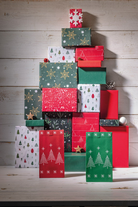 Zoewie Geschenkpapier Urban Tradition – Weihnachten – 70 cm × 2 m, Papier, 80 g/m2, sortiert