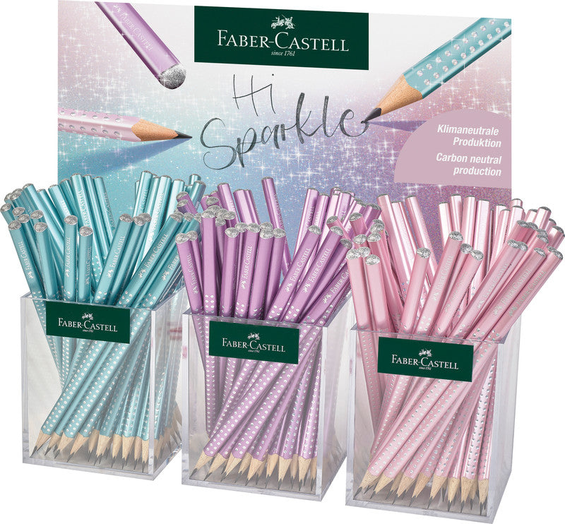 Faber-Castell Bleistift, Dreikant, B, Mine Ø 2 mm, farbig sortiert