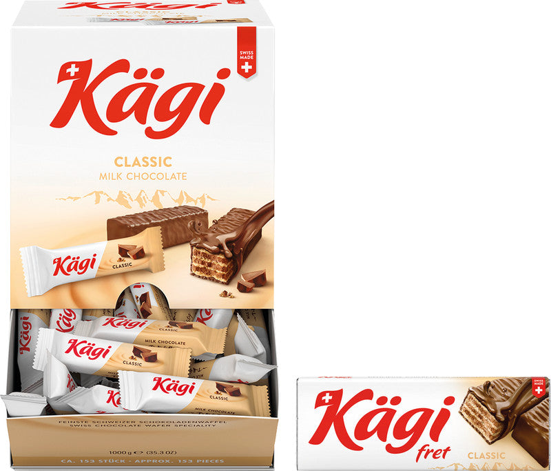 Kägi fret Schokoladenriegel – Classic, Milch, 50 g