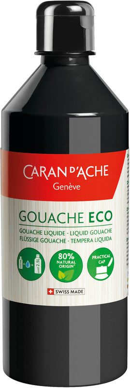 Caran d-Ache Caran d'Ache – Gouache – Schwarz, 505 ml
