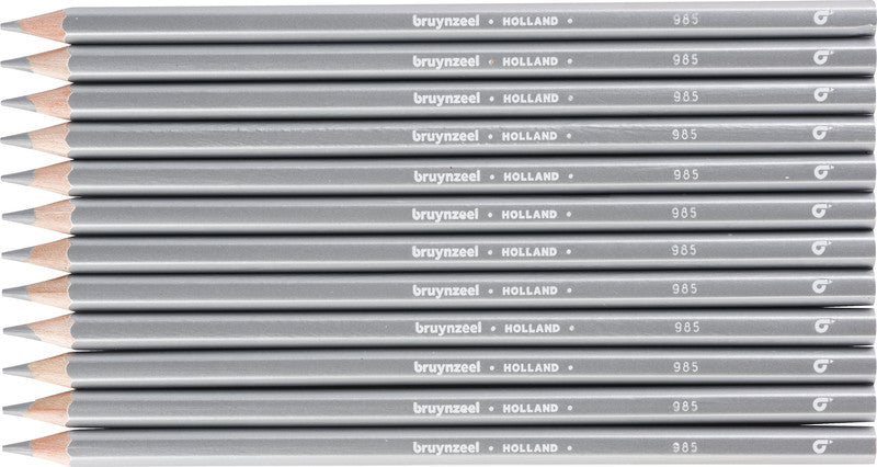 Bruynzeel Farbstift – silber, Ø 3,3 mm
