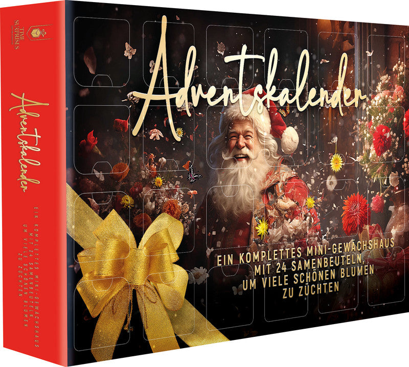 Baza Adventskalender Blumen, Karton, sortiert